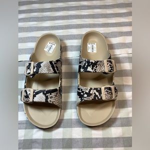 Jayni Snake Print Sandal